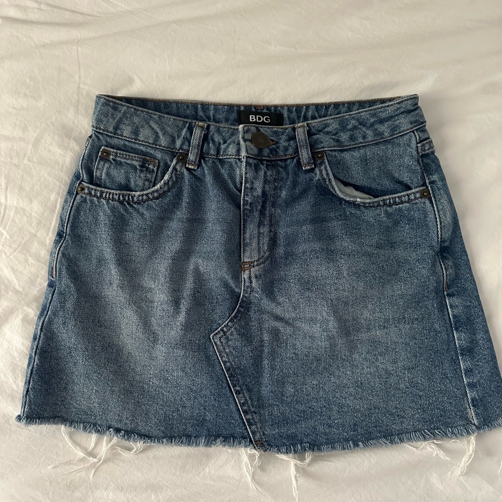 BDG Classic Blue Mini Skirt
